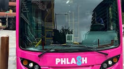 Philly PLASH bus. Philly PLASH bus.