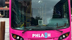 Philly PLASH bus. Philly PLASH bus.