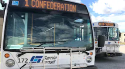 City of Sarnia, Ontario, buses.