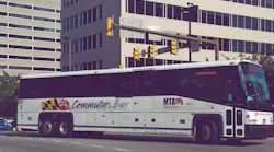 Maryland Transit Administration commuter bus.