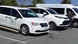 Queens County Transit vehicles. Queens County Transit vehicles.