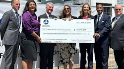 FTA Acting Administrator Veronica Vanterpool presents an $83 million grant to New Jersey Transit for renovations at the Brick Church Station. NJ Transit was one of eight transit agencies to receive grants through the FTA's FY24 All Stations Accessibility Program.