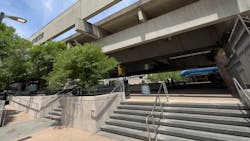A rendering of the outside of the new canopy planned for Five Points Station. A rendering of the outside of the new canopy planned for Five Points Station.