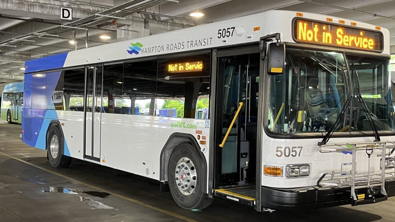 Hampton Roads Transit bus.