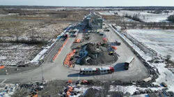Limebank Station bus loop testing.
