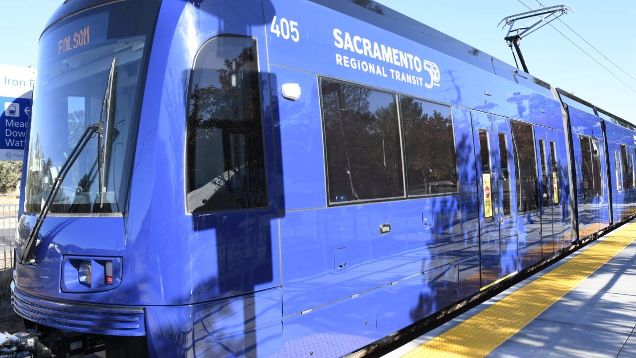 A S700 low-floor train.