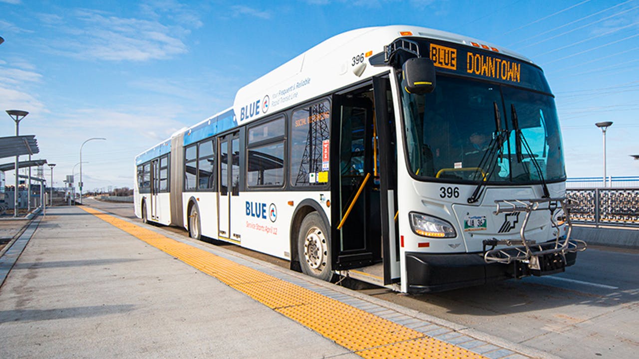 Winnipeg Transit bus.