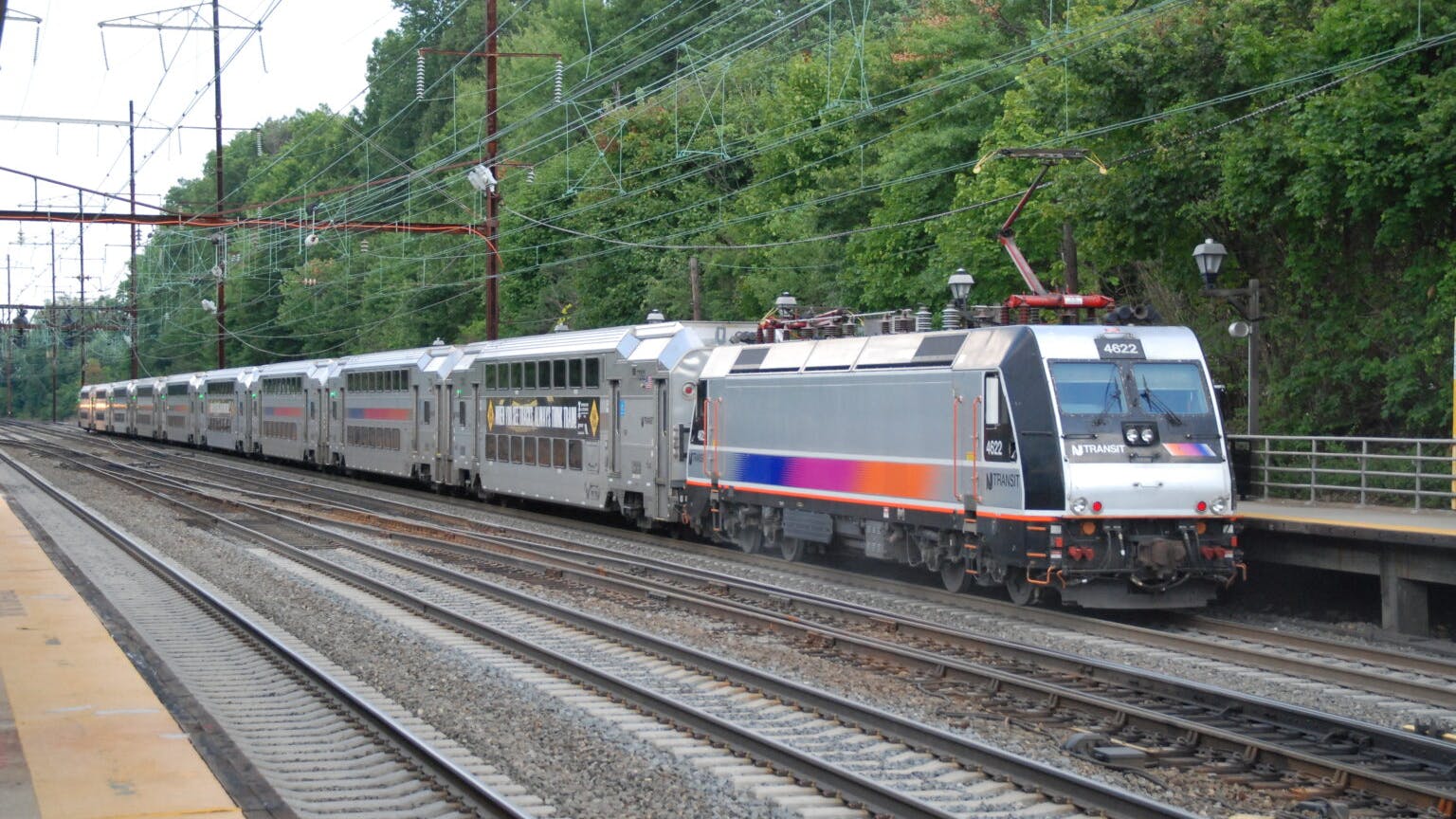 NJ Transit train.