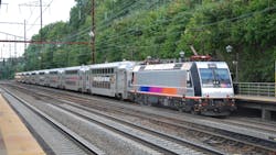 NJ Transit train. NJ Transit train.