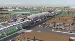 A rendering of the Capital Line South LRT Extension project.