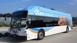 OCTA zero-emission bus. OCTA zero-emission bus.