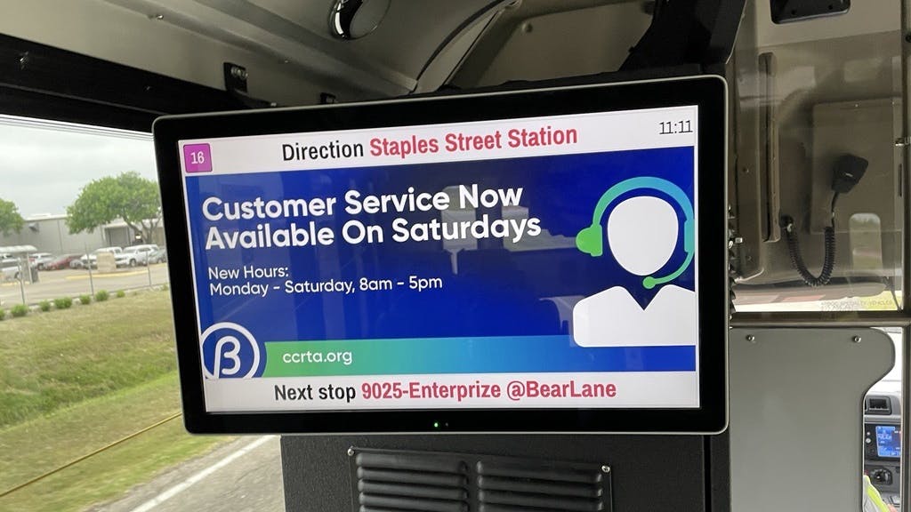 CCRTA rolls out CAD/AVL across its bus fleet.