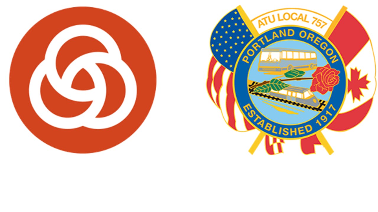 TriMet and ATU Local 757 logos.