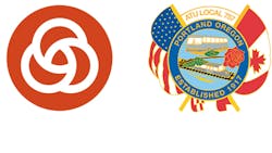 TriMet and ATU Local 757 logos. TriMet and ATU Local 757 logos.