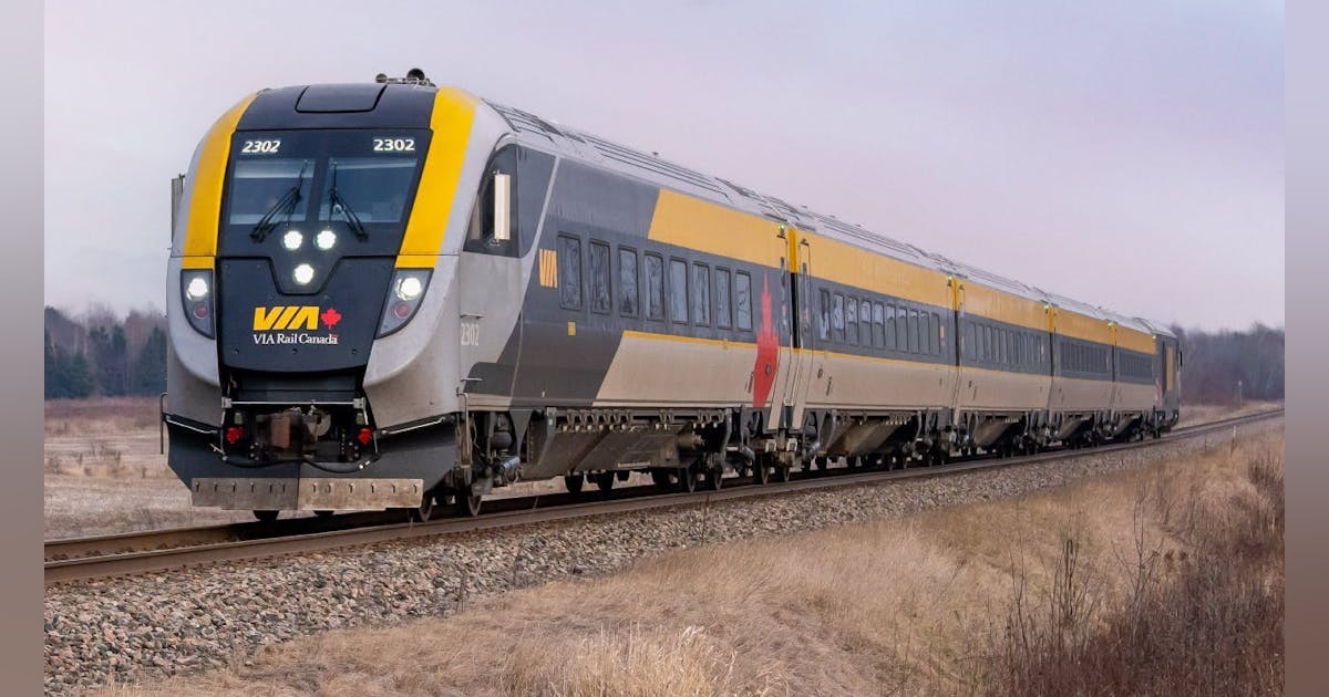VIA Rail Canada highlights delivery of new trains on Québec City ...