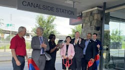NFTA opens its Canalside Train Station. NFTA opens its Canalside Train Station.