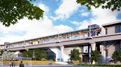 A rendering of the Lynnwood Link extension..