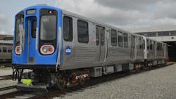 CTA's 7000-series railcar. CTA's 7000-series railcar.