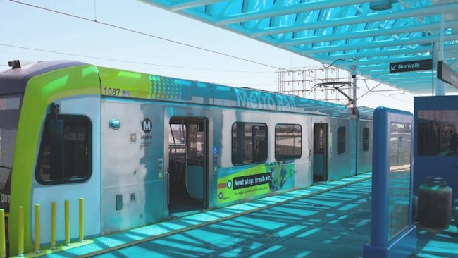 L.A. Metro has begun Phase 2 of the Metro C Line overhead wire replacement.