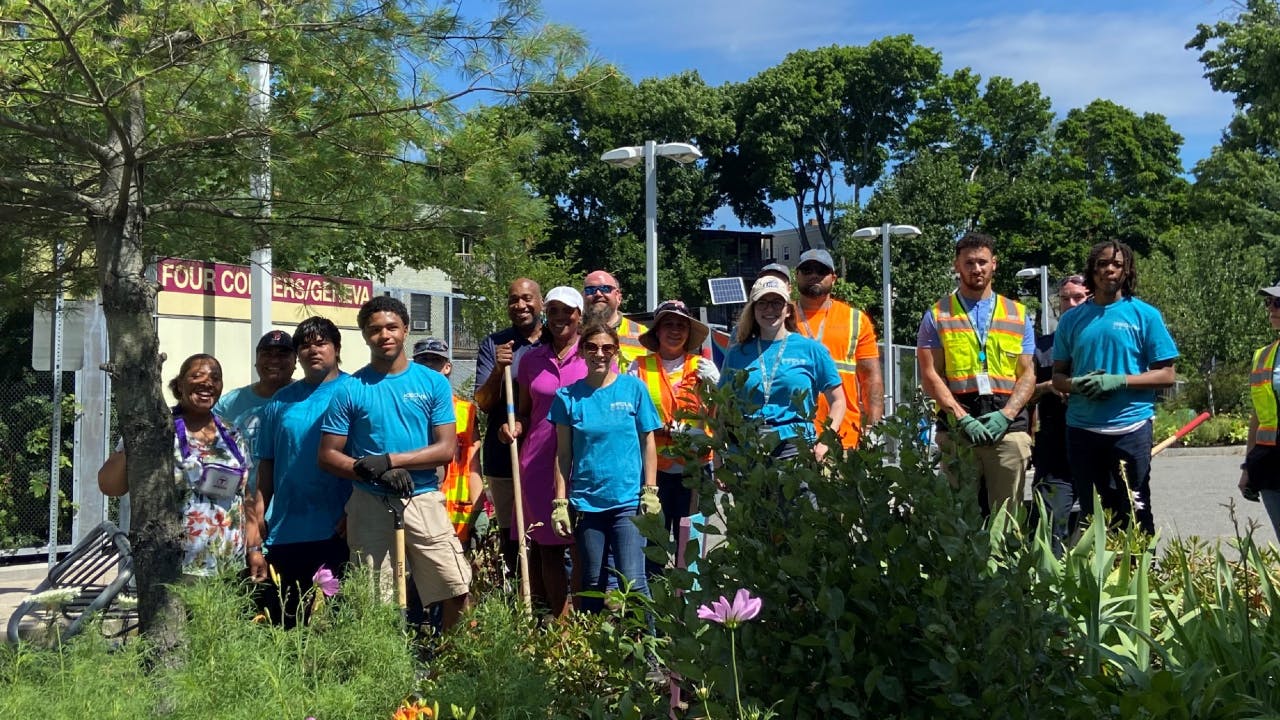 Keolis Commuter Services complete station beautification efforts at two Fairmount Line stations.