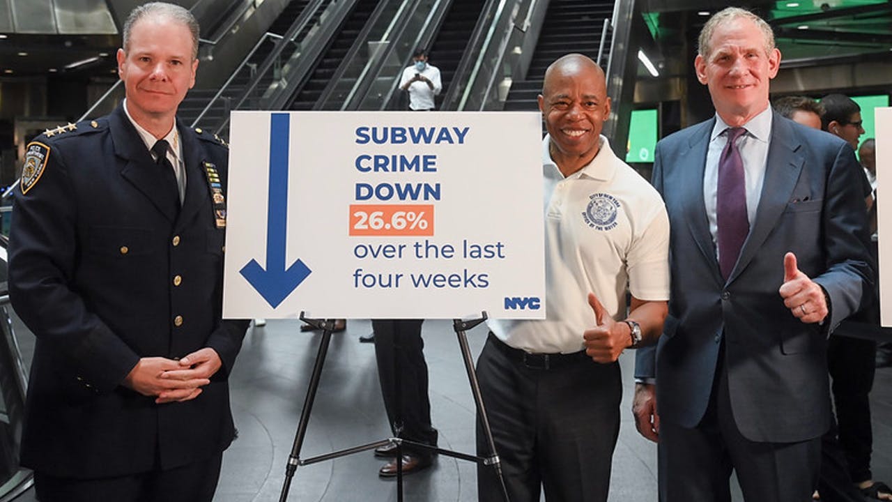 New NYPD report reveals crime decreasing on NYC subways