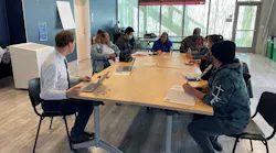 SFMTA staff working with community partners during one of it quarterly committee meetings to gage the transit needs of the community.