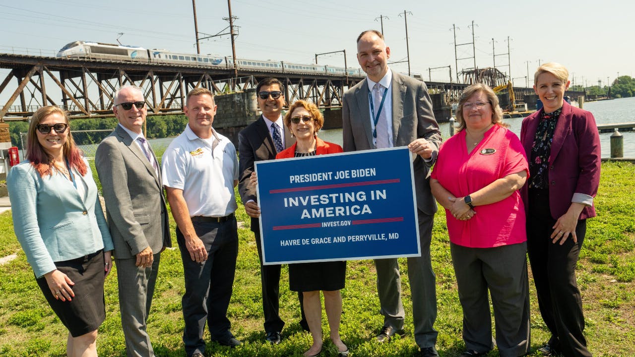 Amtrak begins Susquehanna River Rail Bridge Project in northeast Maryland .