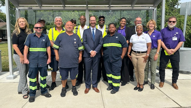WeGo, city of Nashville, Tenn., Mayor O’Connell cut ribbon on 300th WeGo bus shelter, celebrate signing of Choose How You Move Transportation Improvement Program