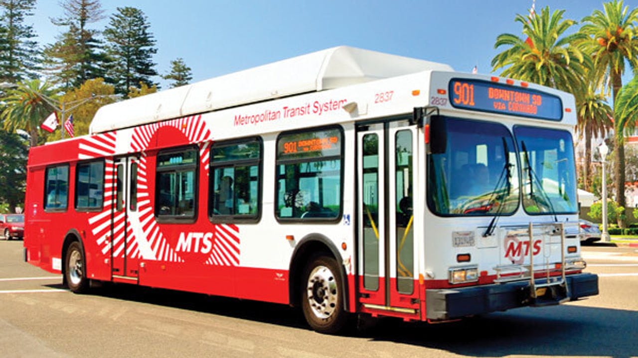 San Diego MTS bus.