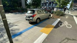 Seattle piloting tactile walking surface indicators to assist people with vision disabilities travel the city. Seattle piloting tactile walking surface indicators to assist people with vision disabilities travel the city.