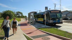 The Environmental Protection Agency will award a $47.9 million grant to a coalition of Austin-area transportation organizations. The Environmental Protection Agency will award a $47.9 million grant to a coalition of Austin-area transportation organizations.