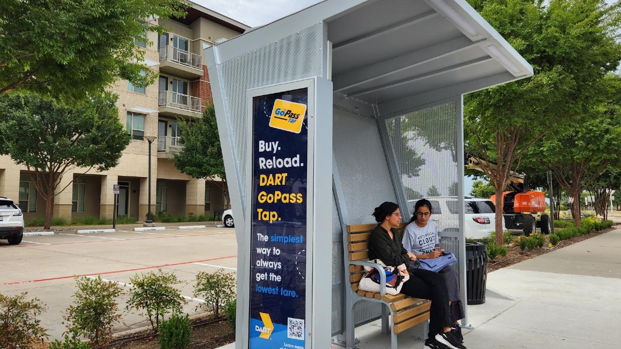 DART has launched a new bus shelter pilot program.