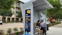 DART has launched a new bus shelter pilot program. DART has launched a new bus shelter pilot program.