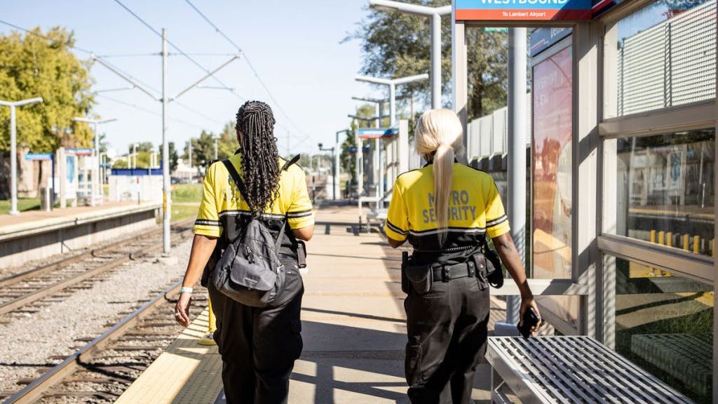 St. Louis Metro security.