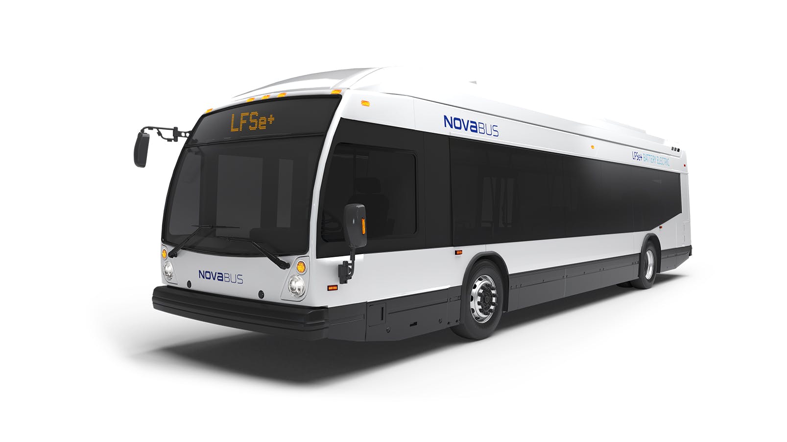Saskatoon Transit has brought on two new Nova LFSe+ battery-electric buses.