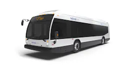 Saskatoon Transit has brought on two new Nova LFSe+ battery-electric buses.