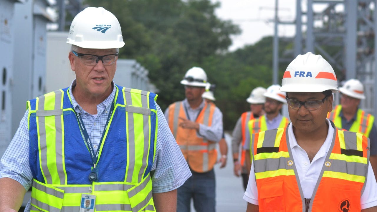 FRA Administrator Rose, FTA Regional Administrator Culotta visit NEC with Amtrak, NJ Transit.