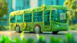 The introduction of an ecofriendly bus that filters pollution as it travels is revolutionizing public transportation and urban air quality HUD icon of green transportation. The introduction of an ecofriendly bus that filters pollution as it travels is revolutionizing public transportation and urban air quality HUD icon of green transportation.