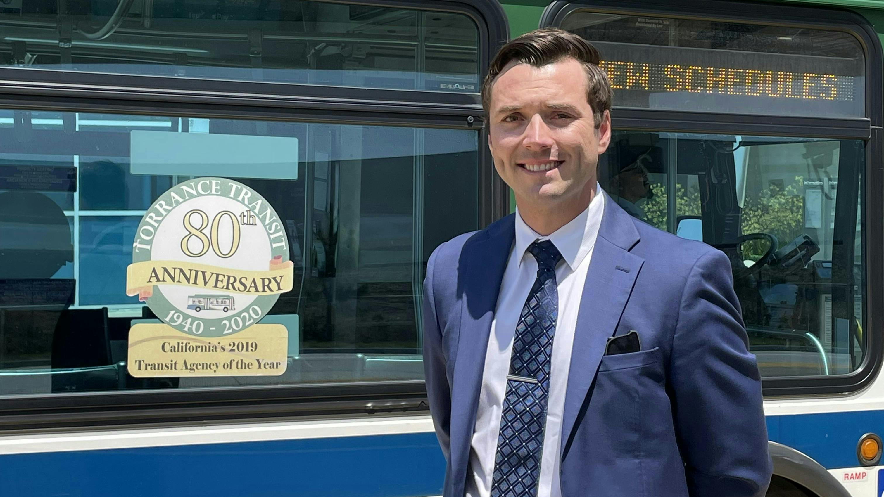 Ryan Plumb, Administrative Analyst, Torrance Transit System