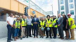 CTA re-opens Damen Green Line station. CTA re-opens Damen Green Line station.