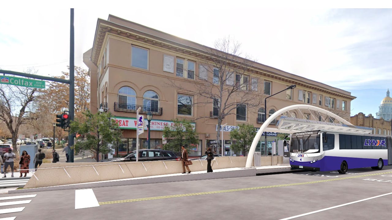 Denver RTD and city partners receive additional funding allocation from USDOT for East Colfax Avenue BRT.