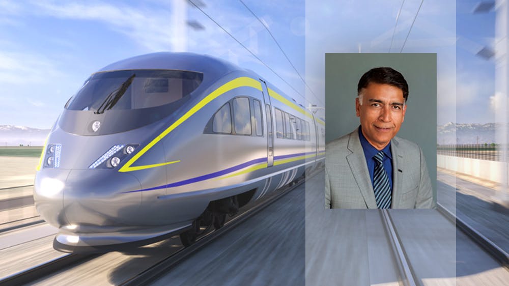 Ian Choudri was named CEO of the California High-Speed Rail Authority.