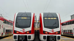 Caltrain debuted its electric fleet on Aug. 10 by hosting a VIP tour where participants boarded the trains for its historic inaugural service.