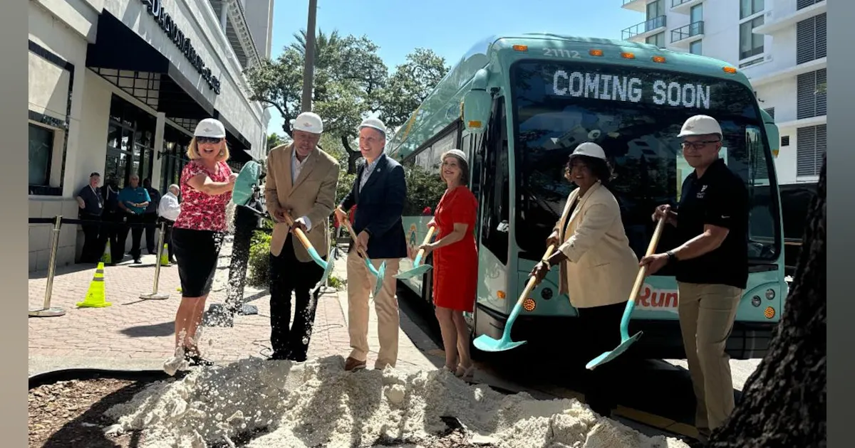 PSTA breaks ground on new SunRunner station near St. Pete Pier | Mass ...