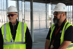 Interim Director of DDOT G. Michael Staley and DDOT Capital Projects Manager Riki Yamakura conduct a walkthrough of Coolidge Terminal construction site. Interim Director of DDOT G. Michael Staley and DDOT Capital Projects Manager Riki Yamakura conduct a walkthrough of Coolidge Terminal construction site.