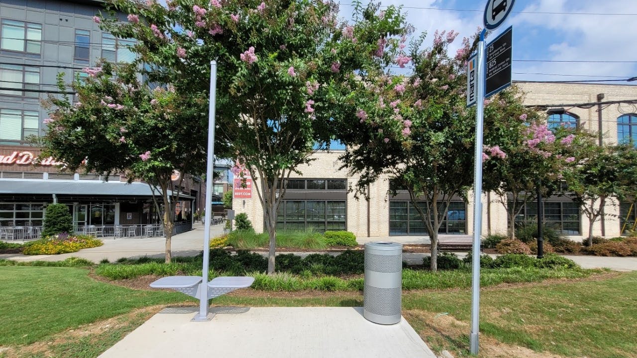 MARTA installs 1,000 bus stop amenities throughout its service area.