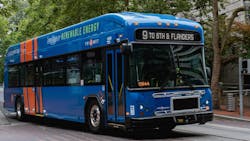 TriMet’s BEBs begin service throughout Portland, Ore. TriMet’s BEBs begin service throughout Portland, Ore.