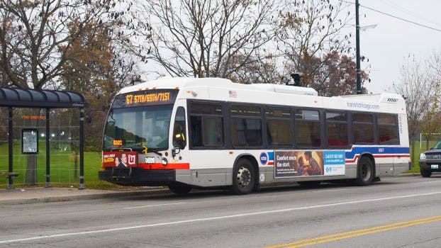 CTA bus.