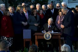 2021- The Infrastructure Investment and Jobs (IIJA) was signed into law on Nov. 15. It allocated significant funding to improve public transit infrastructure and services in the U.S., addressing State of Good Repair backlogs, expanding accessibility, enhancing sustainability and promoting innovation to modernize transit systems nationwide. 2021- The Infrastructure Investment and Jobs (IIJA) was signed into law on Nov. 15. It allocated significant funding to improve public transit infrastructure and services in the U.S., addressing State of Good Repair backlogs, expanding accessibility, enhancing sustainability and promoting innovation to modernize transit systems nationwide.
