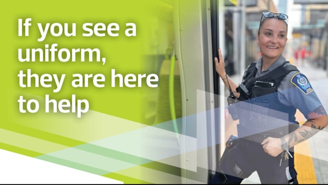 City of Edmonton, Alberta, launches 'Here to Help' campaign to improve transit security.